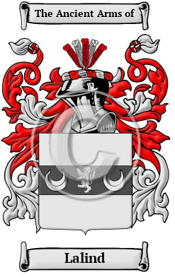 Lalind Family Crest/Coat of Arms