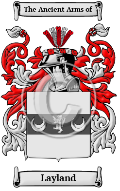 Layland Family Crest/Coat of Arms