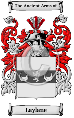 Laylane Family Crest/Coat of Arms