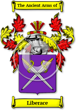Liberace Family Crest Download (jpg) Legacy Series - 150 DPI