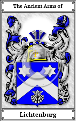 Lichtenburg Family Crest Download (JPG)  Book Plated - 150 DPI