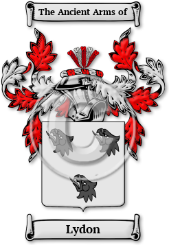 Lydon Family Crest Download (jpg) Legacy Series - 150 DPI