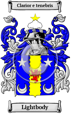 Lightbody Family Crest/Coat of Arms