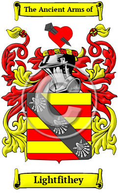 Lightfithey Family Crest/Coat of Arms