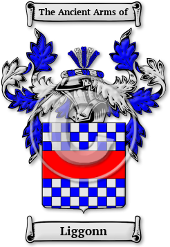 Liggonn Family Crest Download (jpg) Legacy Series - 150 DPI