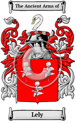 Lely Family Crest/Coat of Arms