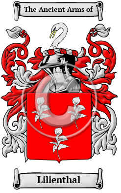 Lilienthal Family Crest/Coat of Arms