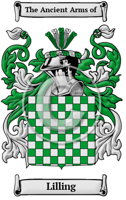 Lilling Family Crest/Coat of Arms
