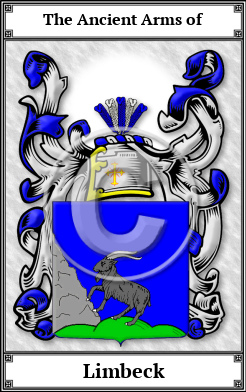 Limbeck Family Crest Download (JPG) Book Plated - 600 DPI