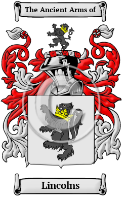 Lincolns Family Crest/Coat of Arms