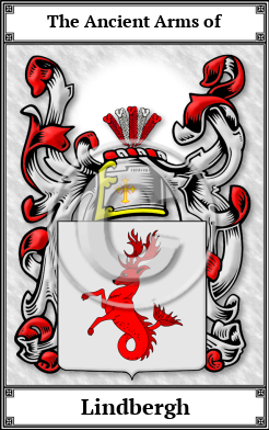 Lindbergh Family Crest Download (JPG)  Book Plated - 150 DPI