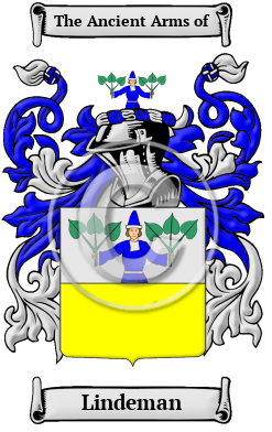 Lindeman Family Crest/Coat of Arms