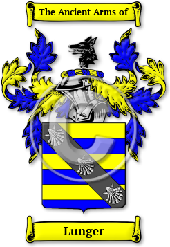 Lunger Family Crest Download (jpg) Legacy Series - 150 DPI