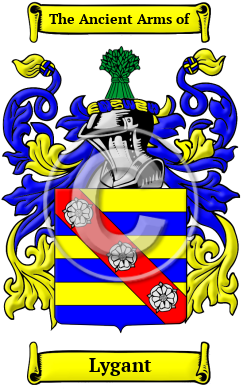 Lygant Family Crest/Coat of Arms