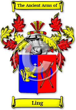 Ling Family Crest Download (JPG) Legacy Series - 600 DPI