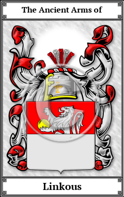 Linkous Family Crest Download (JPG) Book Plated - 600 DPI