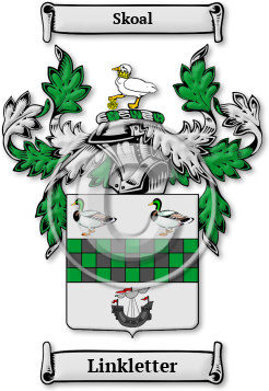 Linkletter Family Crest Download (JPG) Legacy Series - 600 DPI