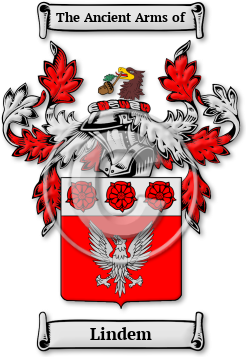Lindem Family Crest Download (JPG) Legacy Series - 600 DPI