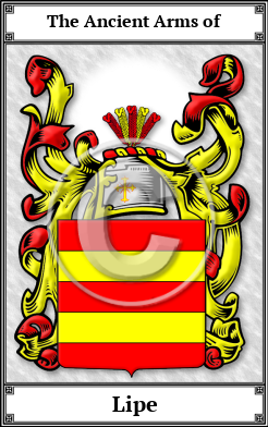 Lipe Family Crest Download (JPG)  Book Plated - 150 DPI