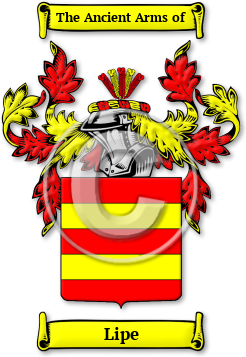 Lipe Family Crest Download (jpg) Legacy Series - 150 DPI