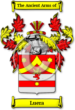 Luera Family Crest Download (jpg) Legacy Series - 150 DPI