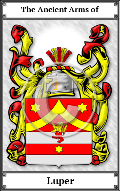 Luper Family Crest Download (JPG)  Book Plated - 150 DPI