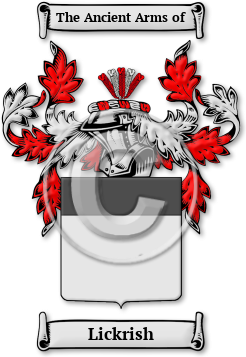 Lickrish Family Crest Download (jpg) Legacy Series - 150 DPI