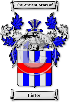 Lister Family Crest Download (jpg) Legacy Series - 150 DPI