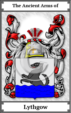 Lythgow Family Crest Download (JPG) Book Plated - 600 DPI