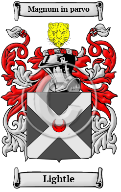 Lightle Family Crest/Coat of Arms