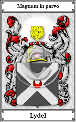 Lydel Family Crest Download (JPG)  Book Plated - 150 DPI