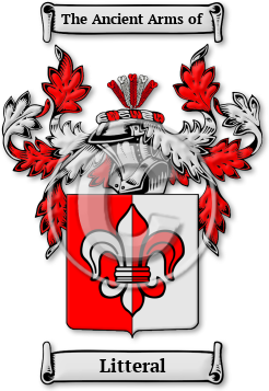Litteral Family Crest Download (JPG) Legacy Series - 600 DPI