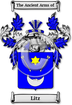 Litz Family Crest Download (jpg) Legacy Series - 150 DPI