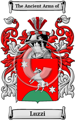 Luzzi Family Crest/Coat of Arms