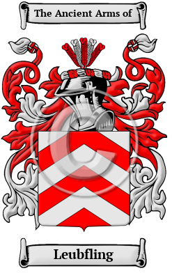 Leubfling Family Crest/Coat of Arms