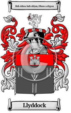 Llyddock Family Crest/Coat of Arms
