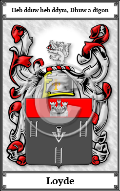 Loyde Family Crest Download (JPG) Book Plated - 600 DPI