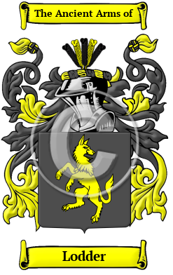 Lodder Family Crest/Coat of Arms
