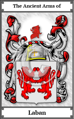 Laban Family Crest Download (JPG)  Book Plated - 150 DPI