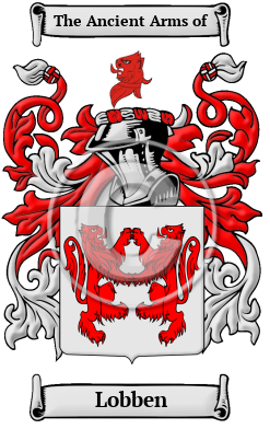 Lobben Family Crest/Coat of Arms