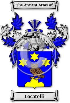 Locatelli Family Crest Download (JPG) Legacy Series - 600 DPI