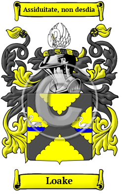 Loake Family Crest/Coat of Arms