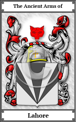 Lahore Family Crest Download (JPG) Book Plated - 600 DPI