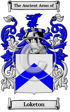 Loketon Family Crest/Coat of Arms