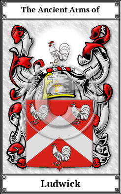 Ludwick Family Crest Download (JPG)  Book Plated - 150 DPI