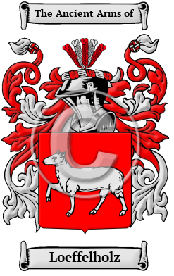 Loeffelholz Family Crest/Coat of Arms