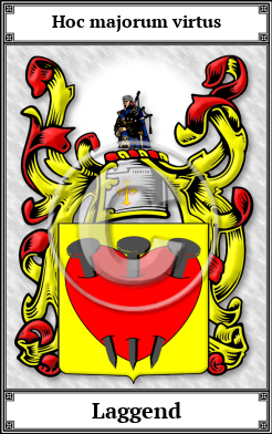 Laggend Family Crest Download (JPG) Book Plated - 600 DPI