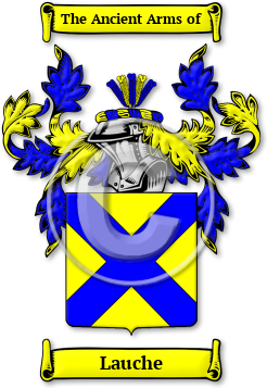 Lauche Family Crest Download (jpg) Legacy Series - 150 DPI