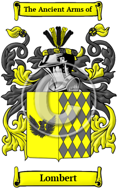 Lombert Family Crest/Coat of Arms