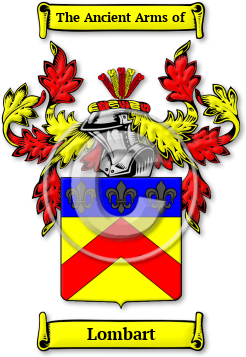 Lombart Family Crest Download (jpg) Legacy Series - 150 DPI